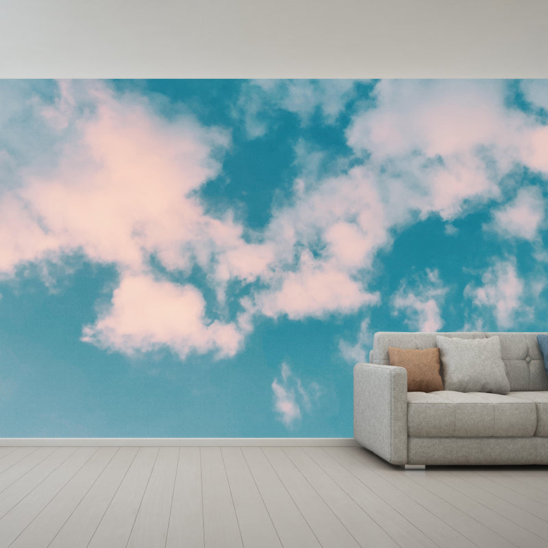 Vivid Nature Style Sky Wall Mural Wallpaper Photography Mildew Resistant for Home
