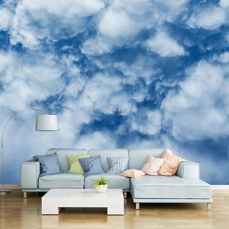 Cloud Sky Scene Sky Wall Mural Wallpaper Photography Mildew Resistant for Wall Decor