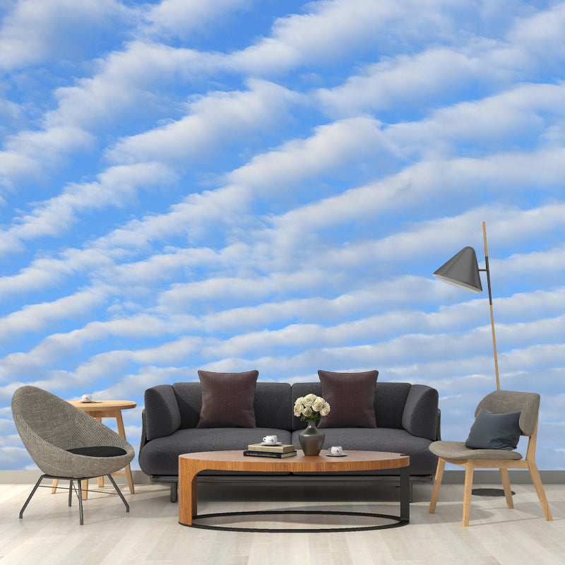 Cloud Sky Scene Sky Wall Mural Wallpaper Photography Mildew Resistant for Wall Decor
