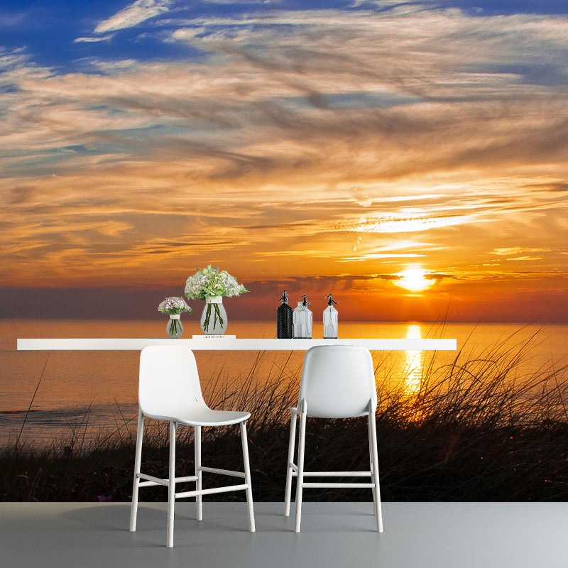 Cloud Sky Scene Sky Wall Mural Wallpaper Photography Mildew Resistant for Wall Decor