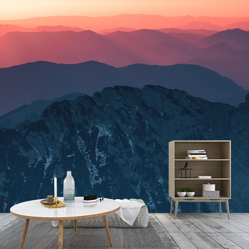 Scene Sky Mountain Wall Mural Wallpaper Photography Mildew Resistant Wall Art