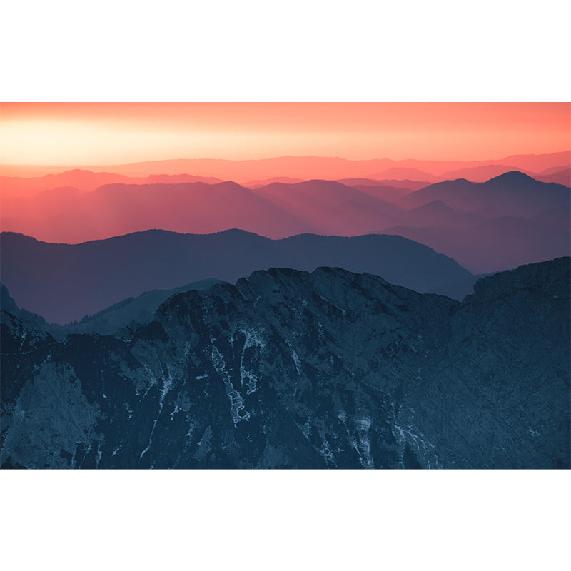 Scene Sky Mountain Wall Mural Wallpaper Photography Mildew Resistant Wall Art