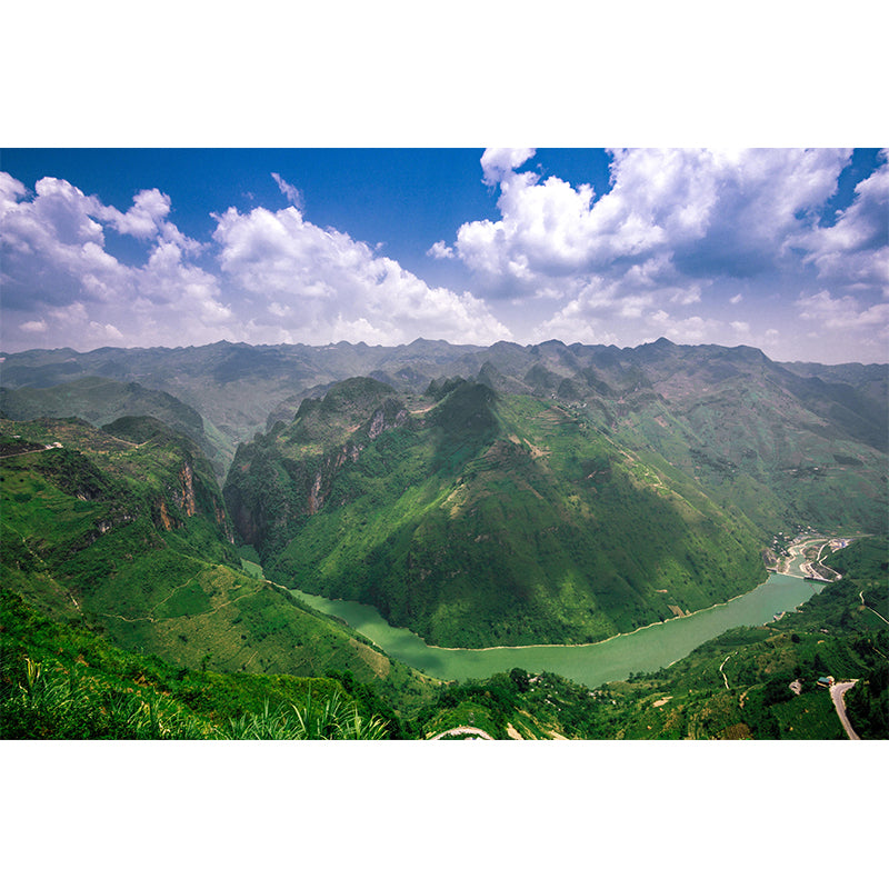 Wall Mural Style Mountain Wall Mural Wallpaper Photography Mildew Resistant