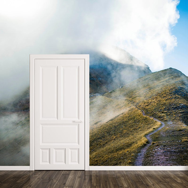 Wall Mural Style Mountain Wall Mural Wallpaper Photography Mildew Resistant