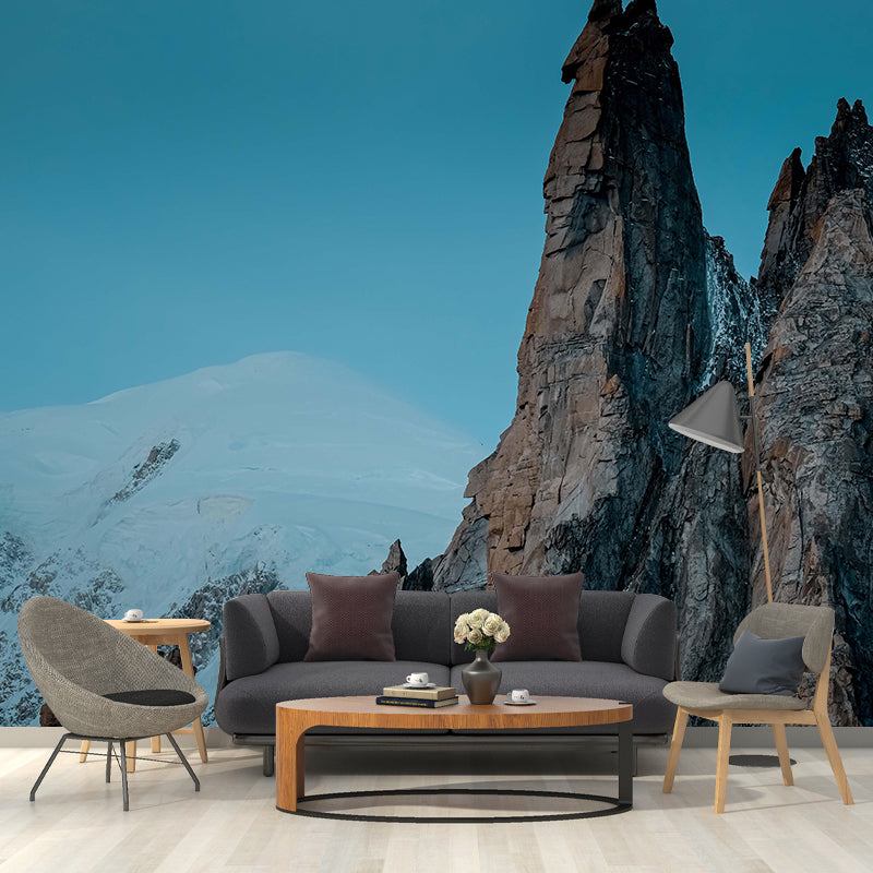 Wall Mural Style Mountain Wall Mural Wallpaper Photography Mildew Resistant