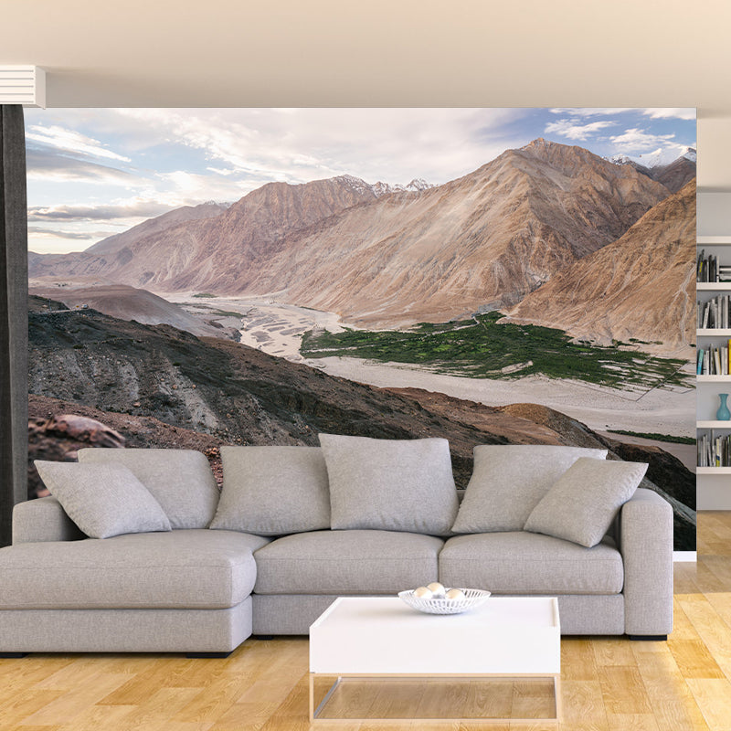 Vivid Style Mountain Wall Mural Wallpaper Photography Mildew Resistant for Home
