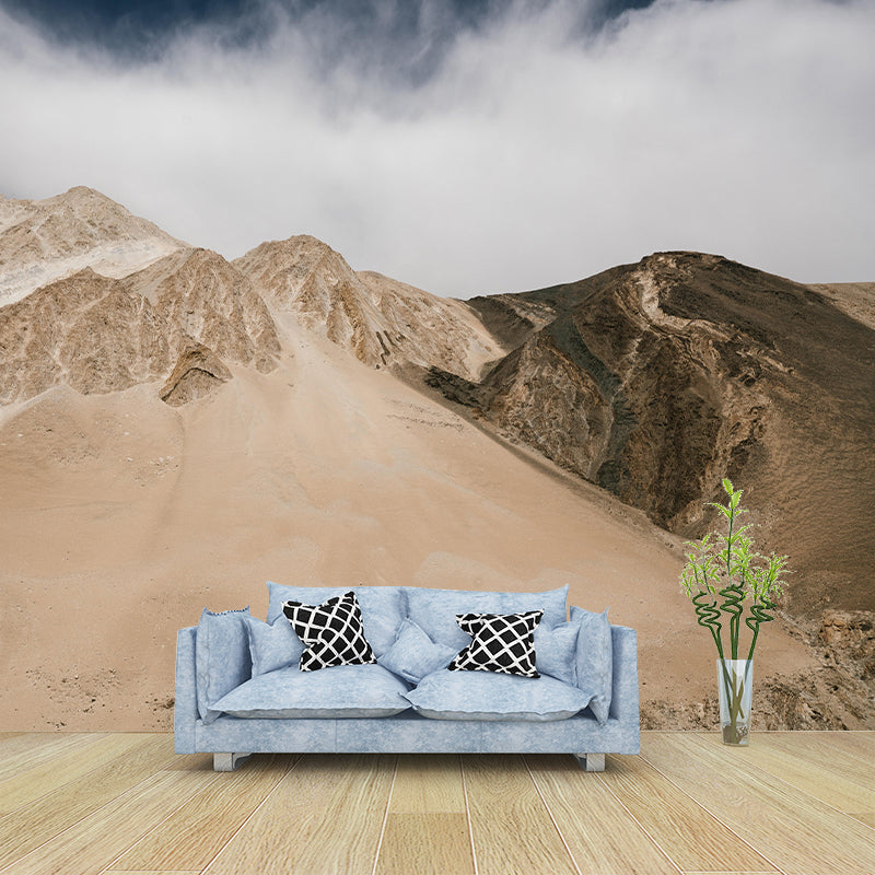 Snow Mountain Wall Mural Wallpaper Photography Mildew Resistant for Home Decor