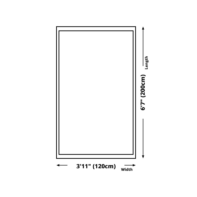 White Modern Rug Polyester Pattern Rug Stain Resistant Rug for Living Room