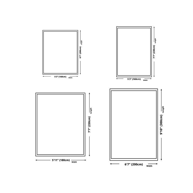 White Modern Rug Polyester Pattern Rug Stain Resistant Rug for Living Room