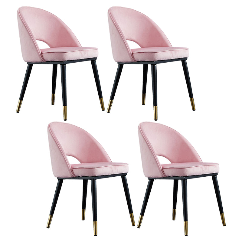 Silla de comedor interior contemporánea Silla lateral con respaldo abierto para Brasserie