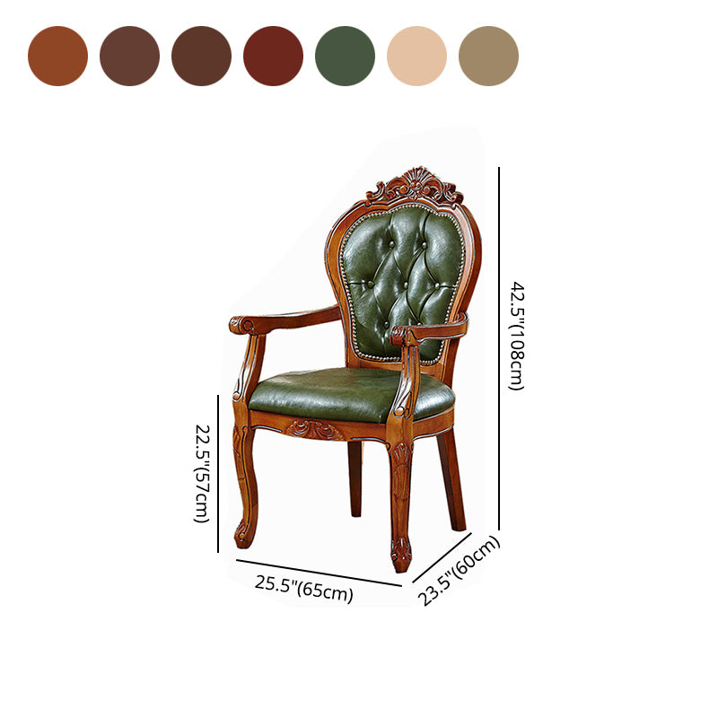 Sillas de comedor tradicionales, silla lateral para cocina con patas de madera