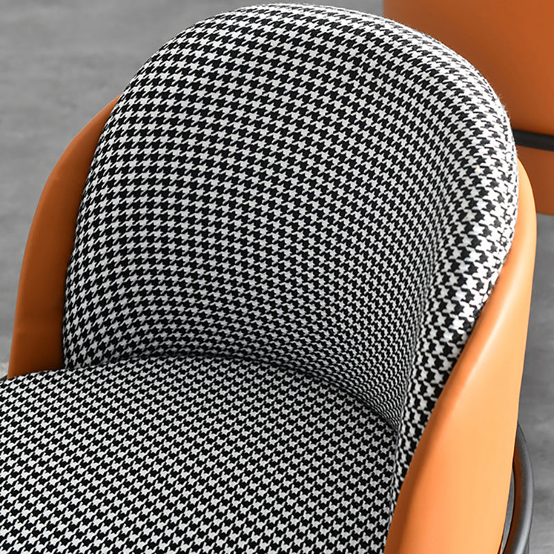 Sillas de comedor nórdicas Sillón Parsons para cocina con patas de metal