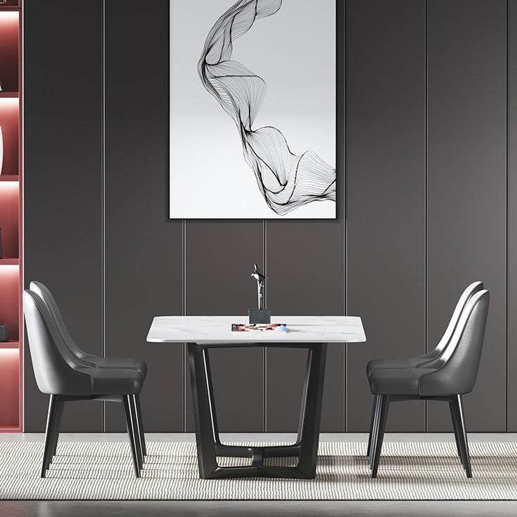 Modern 1/2/5/7 Pieces Rectangle Dining Set Sintered Stone Dining Table Set