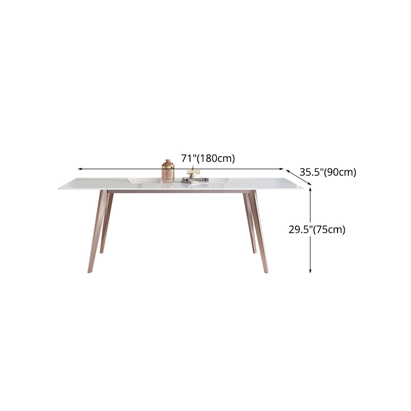 Nordic 1/2/5/7 Pieces Dining Set Sintered Stone Dining Table Set for Restaurant