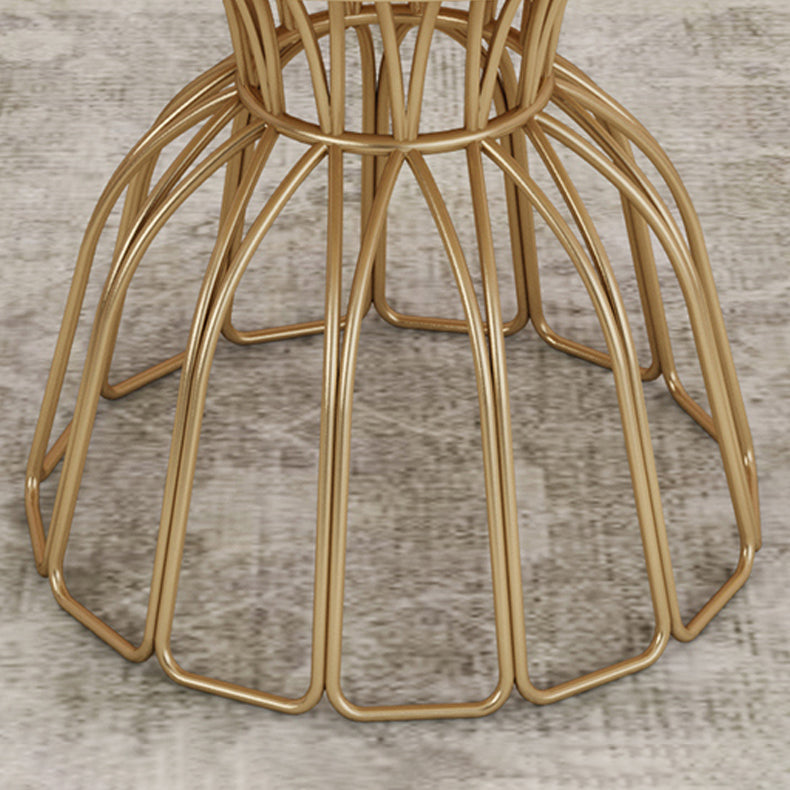 Glam 1/4/5 pièces en jeu de restauration ronde ensemble de table à manger en pierre fritté pour usage domestique