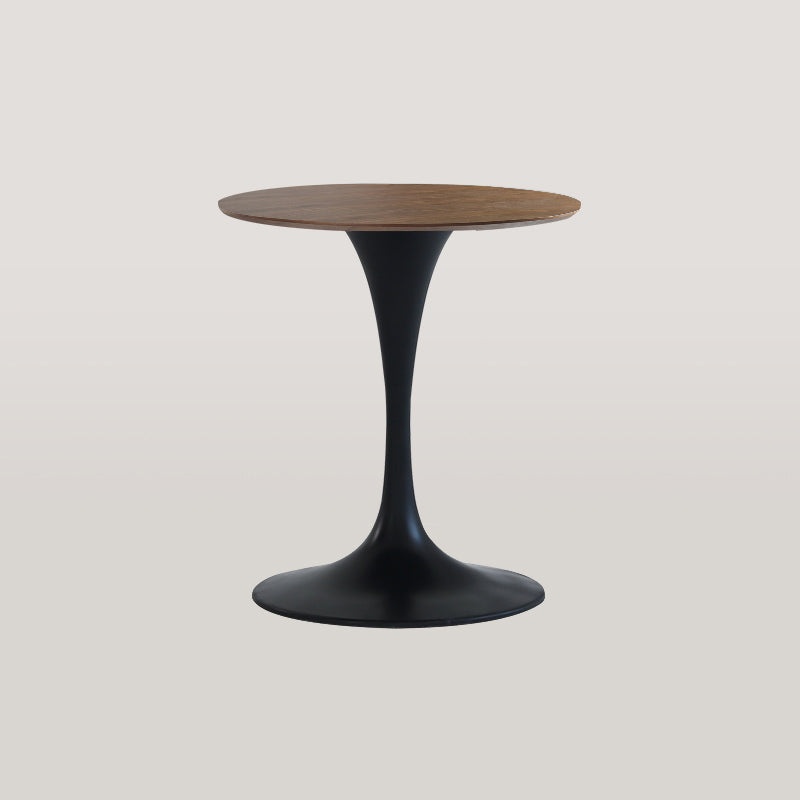 Table à manger ronde moderne en bois Table à manger de cuisine standard avec base en tulipe