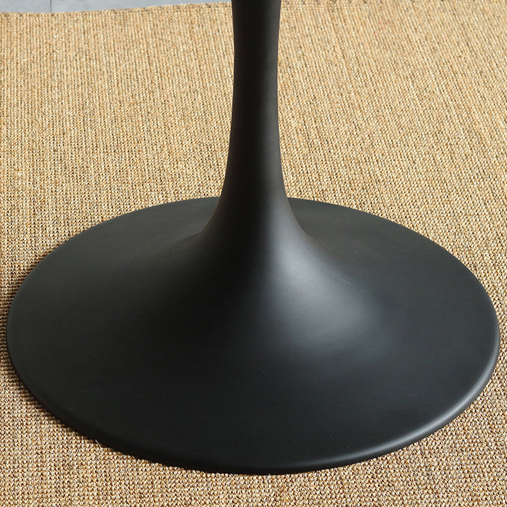 Table à manger ronde moderne en bois Table à manger de cuisine standard avec base en tulipe