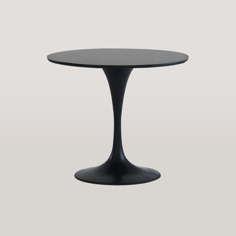 Table à manger ronde moderne en bois Table à manger de cuisine standard avec base en tulipe