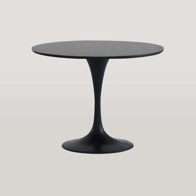 Table à manger ronde moderne en bois Table à manger de cuisine standard avec base en tulipe