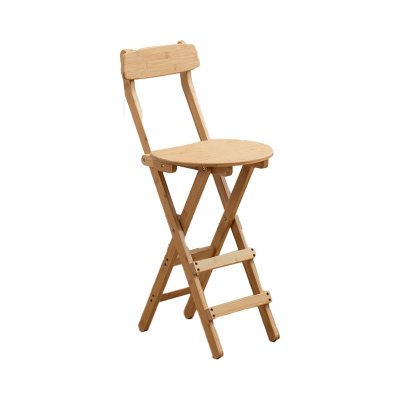 Barhocker aus Holz ohne Armlehnen im nordischen Stil, klappbar, 1 Stück