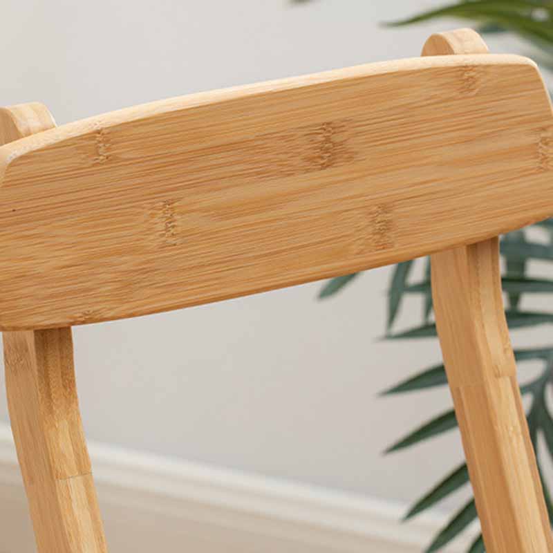 Taburetes de bar de madera sin brazos de estilo nórdico, taburetes de bar plegables, 1 pieza