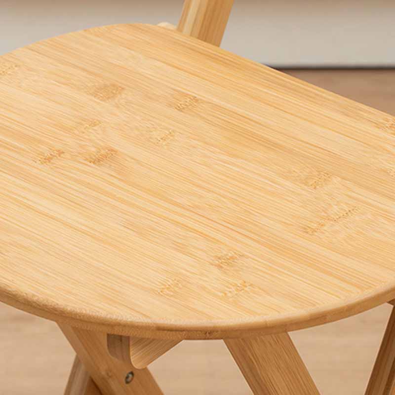 Taburetes de bar de madera sin brazos de estilo nórdico, taburetes de bar plegables, 1 pieza