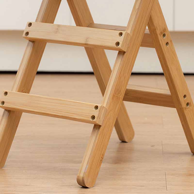 Taburetes de bar de madera sin brazos de estilo nórdico, taburetes de bar plegables, 1 pieza