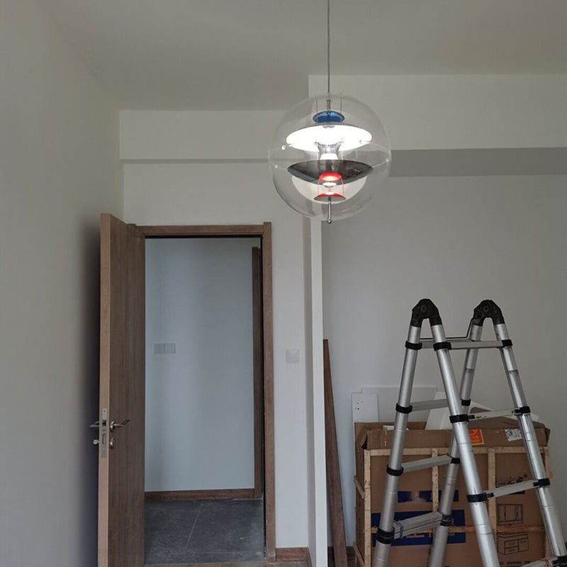 Lumière suspendue contemporaine Clear acrylique Shade Pending Lighting