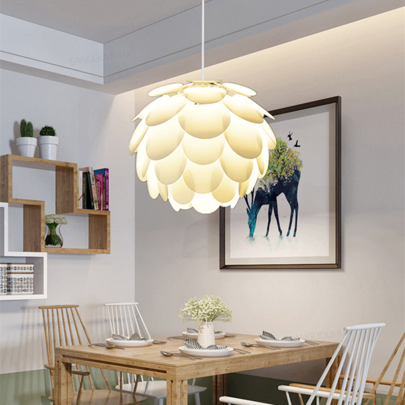 Luminaire pendentif en plastique moderne des luminaires suspendus pour la salle à manger