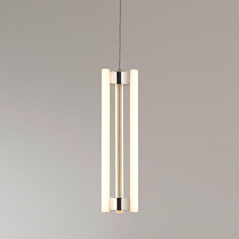 Pendre tubulaire minimaliste LABRE LED LED LED LED en argent