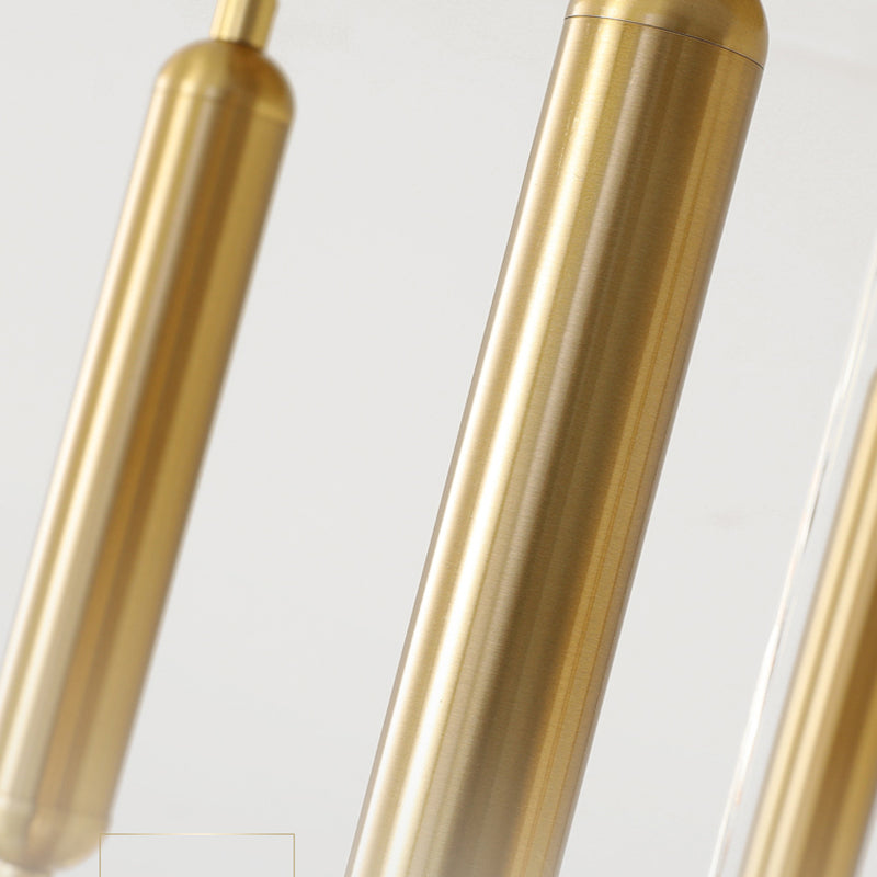 Acrylschleife Anhängerlampe minimalistische Gold LED HABELEGTE LEGEGESTELLTE FÜR SCHLAD