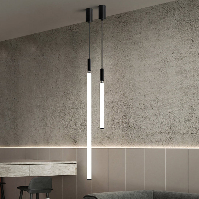 Lampe à pentence verticale en forme de bar