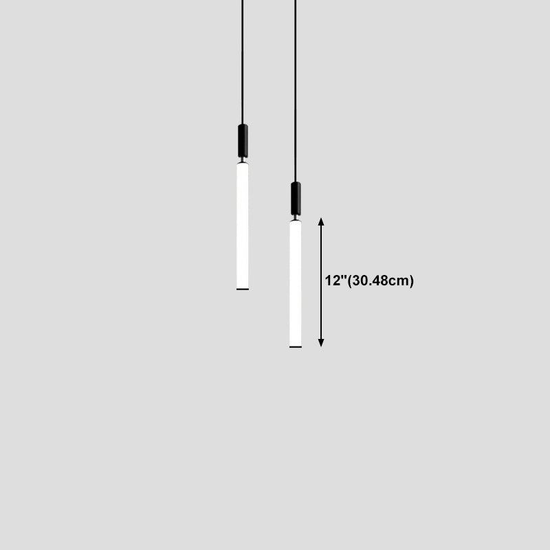 Lampe à pentence verticale en forme de bar
