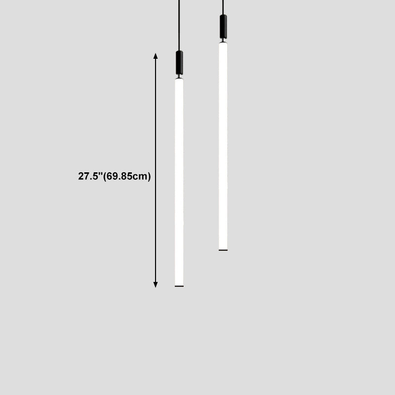 Lampe à pentence verticale en forme de bar