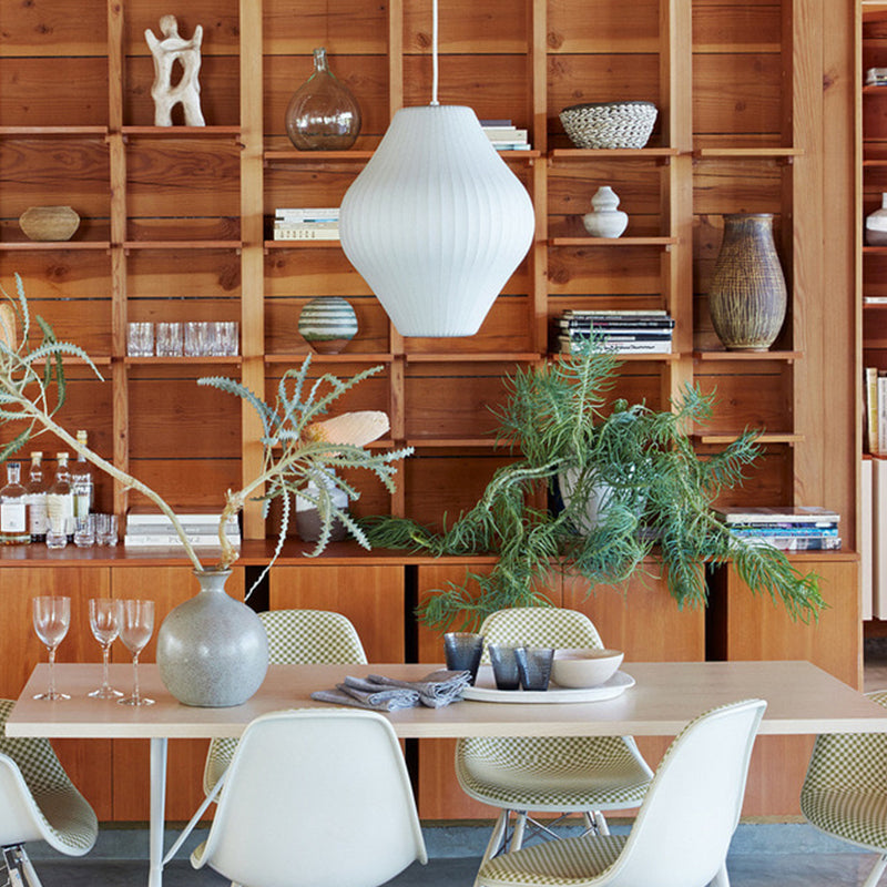 Tambour de taille en soie lampe suspendue à la lampe moderne 1 lampe à la lumière blanche Lumière pour salle à manger