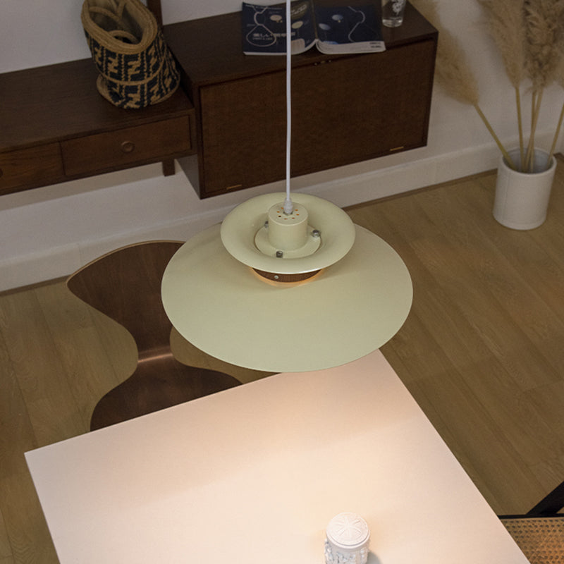 Contemporary Metal Pendant Light Simple Hanging Lighting Fixture for Dining Room
