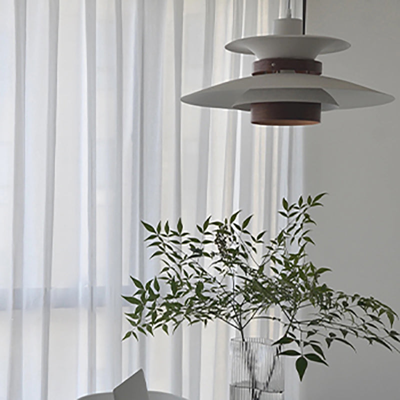 Pendre en métal contemporain Aménagement d'éclairage suspendu simple pour salle à manger