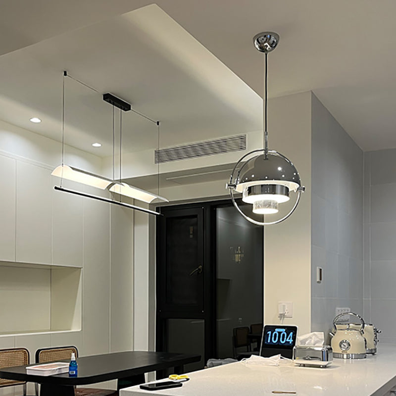 Éclairage de suspension géométrique de pendentif créatif pour le café Room Room