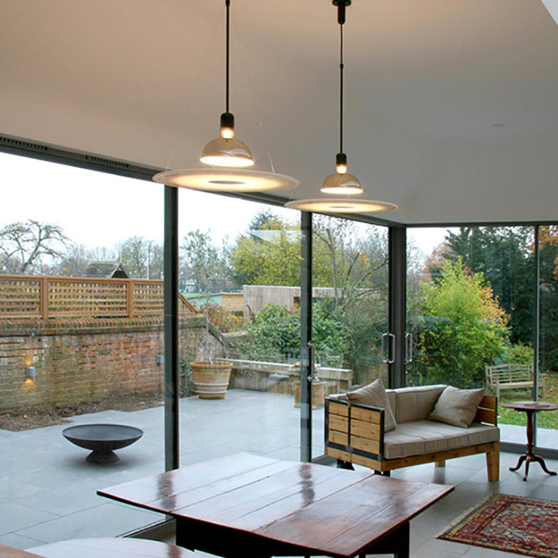 Round Hanging Light Post Modern Pendant Lighting Ayémorrat pour la salle à manger Coffee Shop