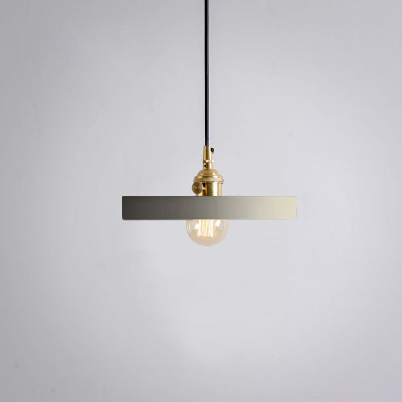 Lampe à suspension en forme de géométrique Nordique 1-Light Ciment Pendant Cternal Rotary Interrupteur
