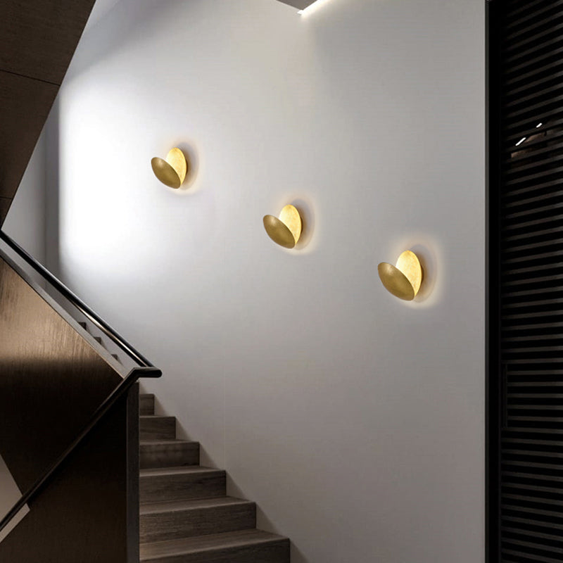 Nordische Metallwandleuchten leichte runde Formwandlicht für Wohnzimmer