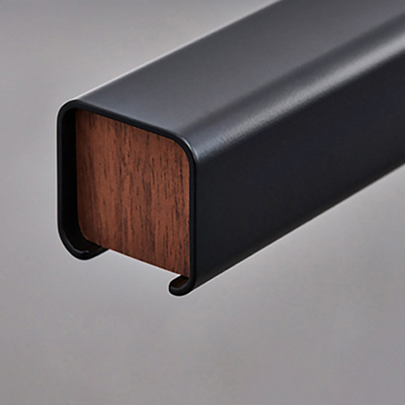 Candelier de techo LED moderno comedor nórdico Luz colgante lineal larga