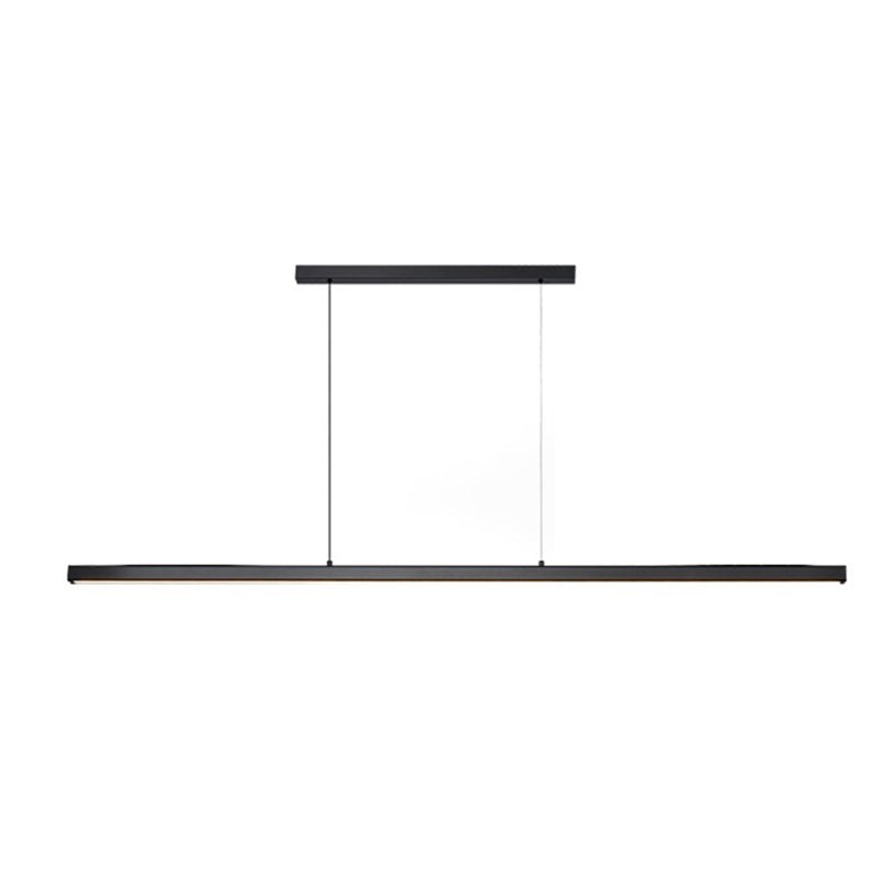 LED Long Linear Island Light Nordic Modern Dining Room Pendant Light Fixture
