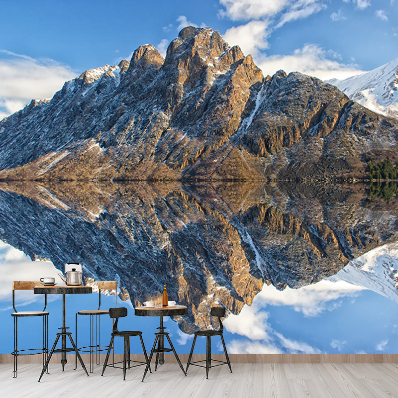 Photography Wall Mural Wallpaper Mountain Sitting Room Wall Mural