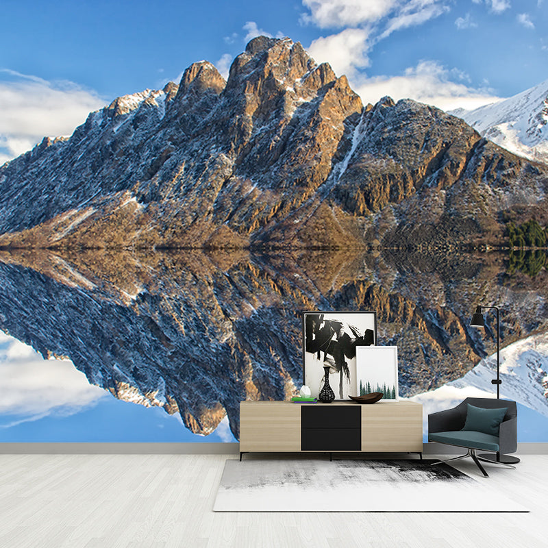 Photography Wall Mural Wallpaper Mountain Sitting Room Wall Mural