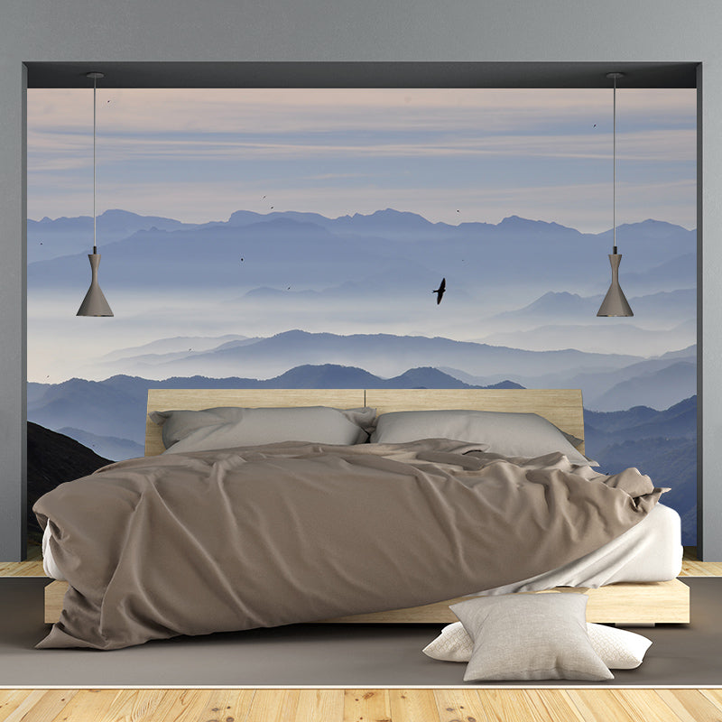 Modern Style Wall Mural Wallpaper Mountain Sitting Room Wall Mural