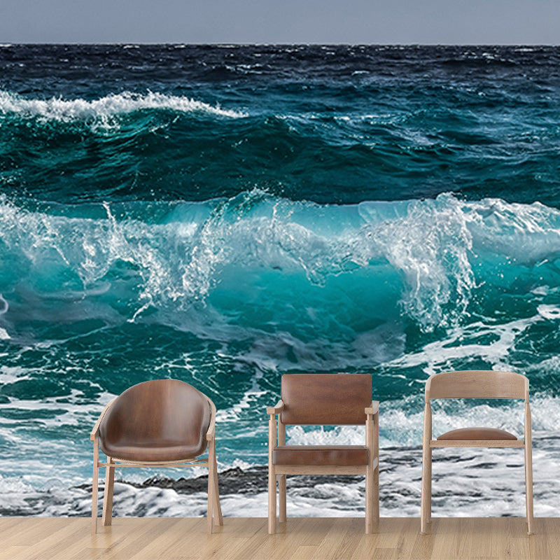 Sea Wave Wall Mural Wallpaper Photography Living Room Wall Mural