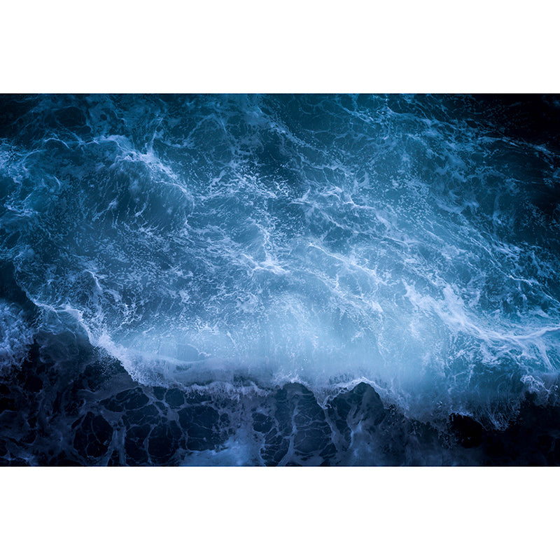 Modern Style Mural Wallpaper Sea Wave Eco-friendly Indoor Wall Mural