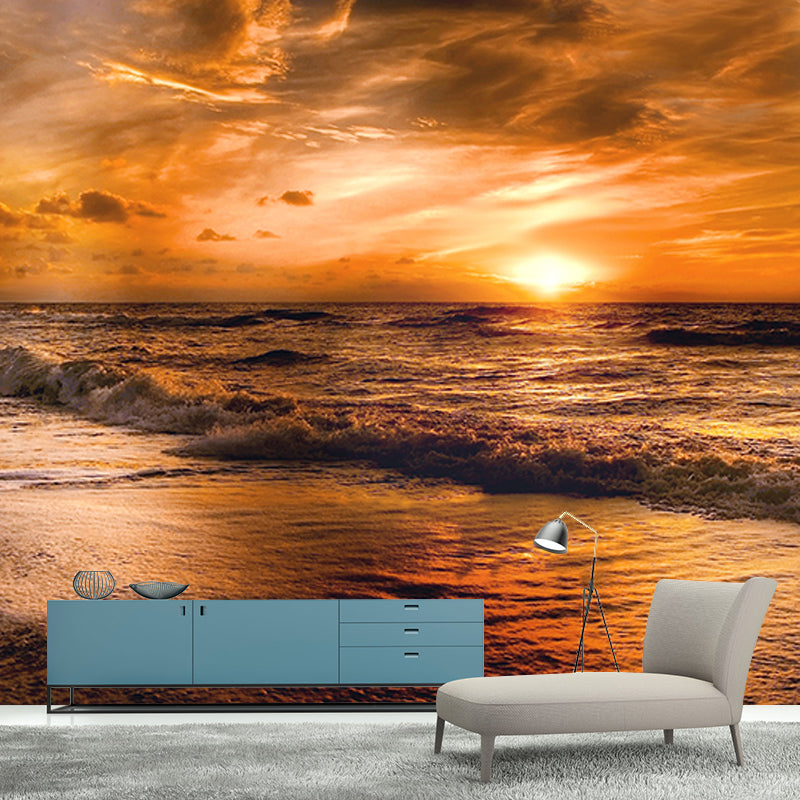 Beach Photography Environment Friendly Mural Wallpaper Bedroom Wall Mural