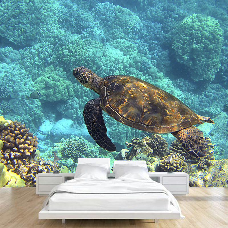 Photography Wall Mural Wallpaper Underwater World Sitting Room Wall Mural